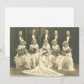 De Uitnodiging van het huwelijk van 1920 PhotoE (Voorkant / Achterkant)