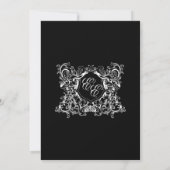 De uitnodiging van het "Kate" Monogram Wedding (Achterkant)