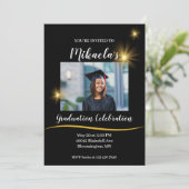 De Uitnodiging van het Manuscript van de Zwart-gou (Staand voorkant)