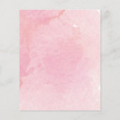 De Uitnodiging van het Verloving van de Waterverf  (Achterkant)