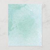 De Uitnodiging van het Verloving van de Waterverf  (Achterkant)