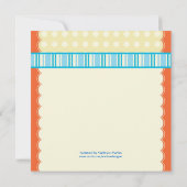 De Uitnodiging van het Vrijgezellenfeest van de (Achterkant)