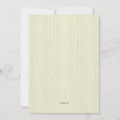 De Uitnodiging van het Vrijgezellenfeest van de (Achterkant)