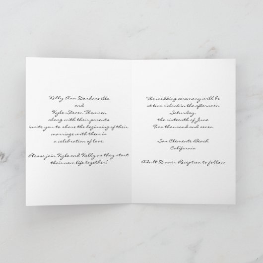 De uitnodiging van Kyle en van de Hoed (Binnen)