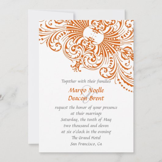 De uitnodiging van Scarlette (Voorkant)