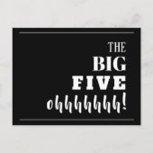 De uitnodiging voor het Grote 50e verjaardagsfeest (Voorkant)