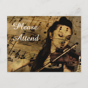 De Uitnodigingen van de Muziek van de Overweging