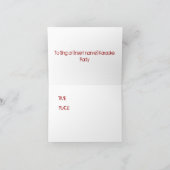 De Uitnodigingen van de Partij van de karaoke (Binnen)