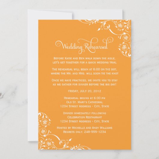 De Uitnodigingen van de Repetitie en van het Diner (Voorkant)