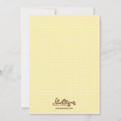 De Uitnodigingen van het baby shower met Eenden (Achterkant)