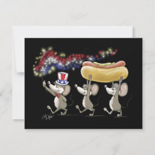 De uitnodigingen van Mic Mac en Moe van 4 juli