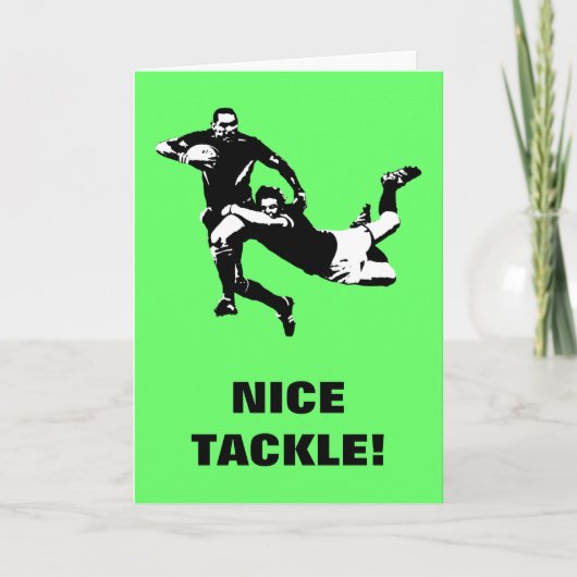 De uitrusting van Nice, Rugby Kaart (Voorkant)