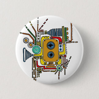 de uitspreidingsknop ronde button 5,7 cm