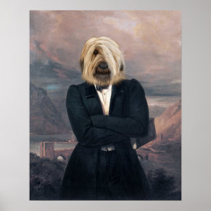 De Uitstekende Herdershond Grappig Huisdier Poster