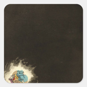 De uittocht van de Israëliërs 1491 voor Christus Vierkante Sticker
