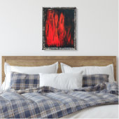 De uitvoerder canvas afdruk (Insitu (Slaapkamer))
