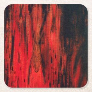 De uitvoerder vierkante kartonnen onderzetter