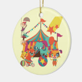 De Uitvoerders van het circus Keramisch Ornament (Links)