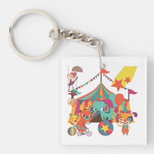 De Uitvoerders van het circus Sleutelhanger (Voorkant)