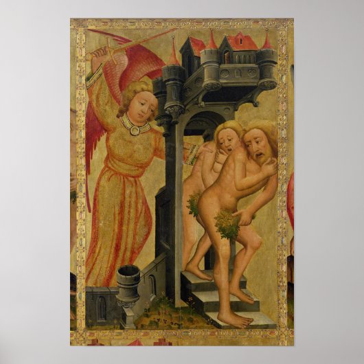 De uitzetting uit de tuin van het Paradijs Poster (Voorkant)