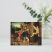 De uitzetting van Saint Roch uit Rome Briefkaart (Staand voorkant)