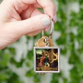 De uitzetting van Saint Roch uit Rome Sleutelhanger (Hand)