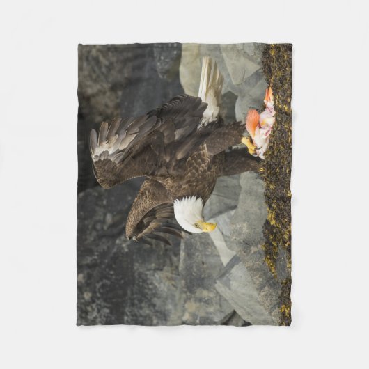 De ultieme Bald Eagle Fleece Deken (Voorkant)