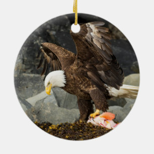 De ultieme Bald Eagle Keramisch Ornament