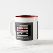 De ultieme code-Mok Tweekleurige Koffiemok (Voorkant links)