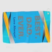 De ultieme Golf-accessoire voor de beste vader Golfhanddoek (Horizontaal)