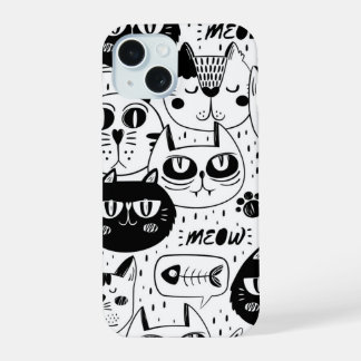 De ultieme kattenliefhebber - knusse kat huisdier  iPhone 15 hoesje