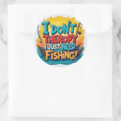 De ultieme ontsnapping ronde sticker (Tas)