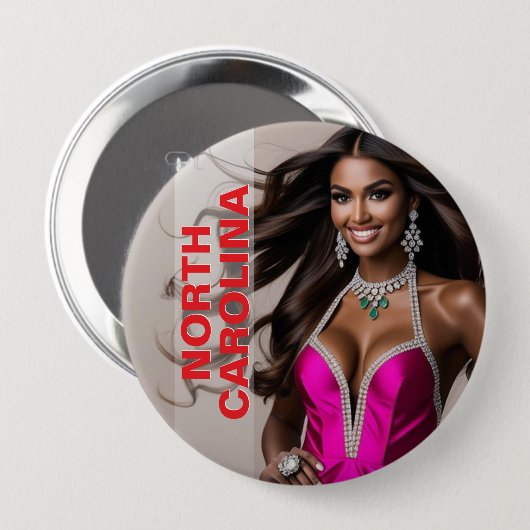 De ultieme Pageant Button (Voorkant /achterkant)