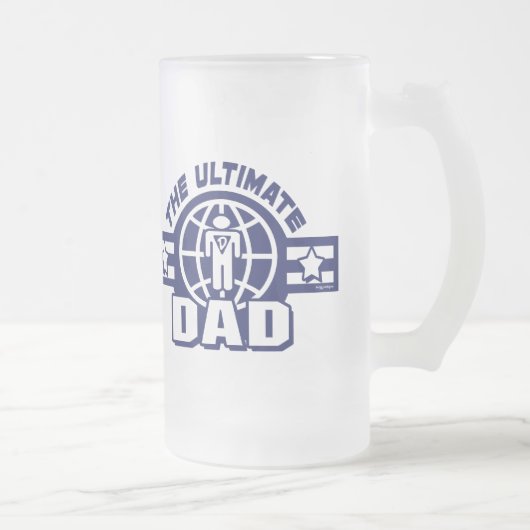 De ultieme pap Logo gear Matglas Bierpul (Rechts)