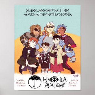De Umbrella Academy Poster