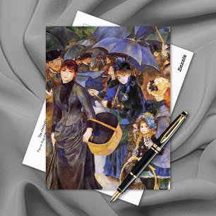 De Umbrellas Pierre-Auguste Renoir Briefkaart