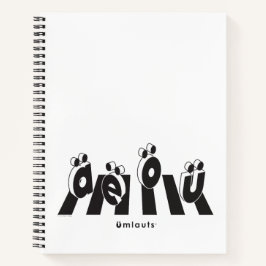 “De Umlauts™ Crossover” Notitieboek