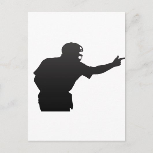 De Umpire Briefkaart (Voorkant)