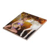 De Unicorn en de Fairy Tegeltje (Zijkant)