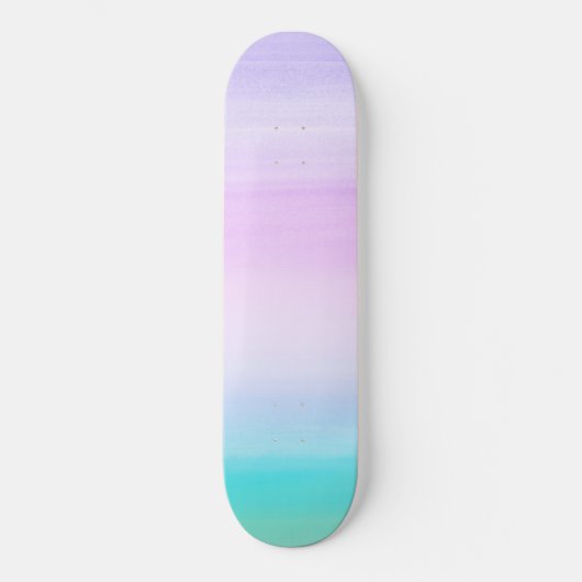 De Unicorn Girls Waterverf aangeraakt Abstract #1 Skateboard (Voorkant)