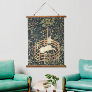 De Unicorn in gevangenschap (1495 - 1505) Hangend Wandkleed