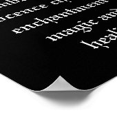 De Unicorn Poster (Hoek)