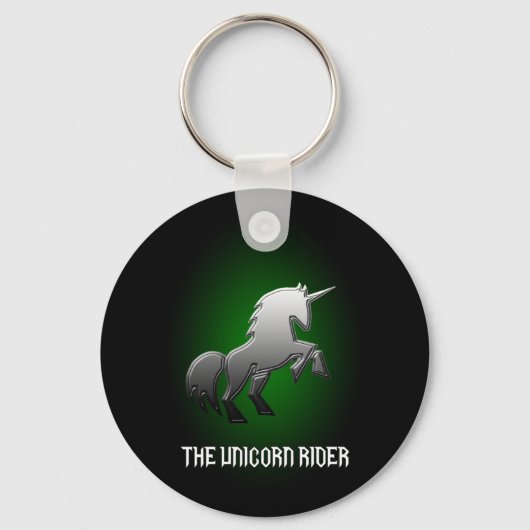 De Unicorn Rider key fob Sleutelhanger (Voorkant)