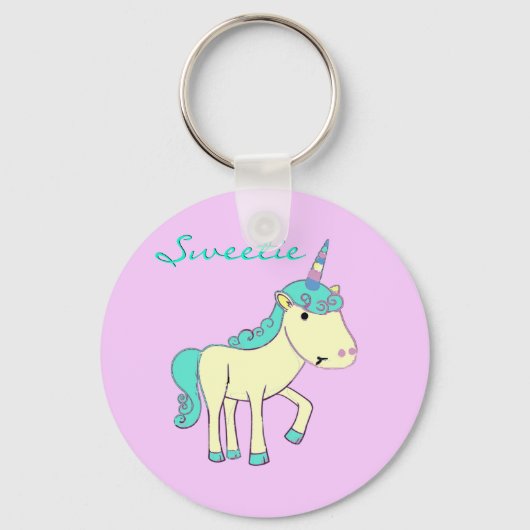 De Unicorn-Sleutelhanger zweet Sleutelhanger (Voorkant)