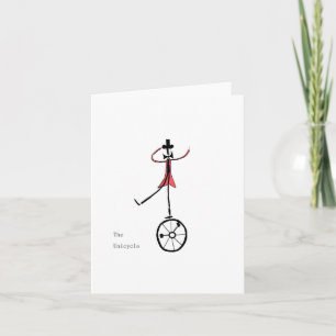 De Unicycle Card Kaart