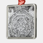 De Unie van de Rozen van het gezin Metalen Ornament (Links)