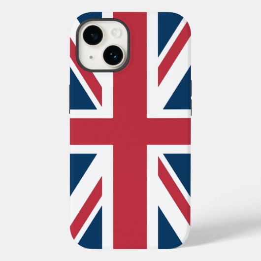 De Union Jack Britse Vlag Case-Mate iPhone Case (Achterkant)