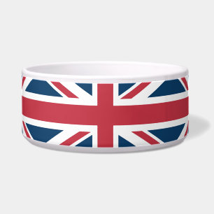 De Union Jack Britse Vlag Hondenband Voerbakje