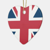De Union Jack Britse Vlag Keramisch Ornament (Links)