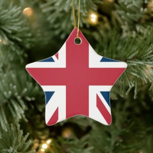 De Union Jack Britse Vlag Keramisch Ornament